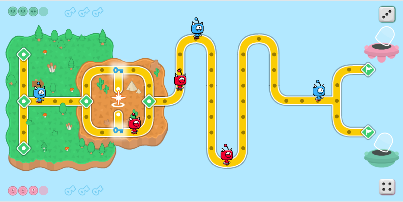 Escape Ludo level select screen