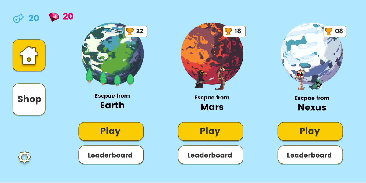 Escape Ludo level screen exploration